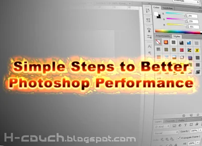 simple steps to better photoshop performance