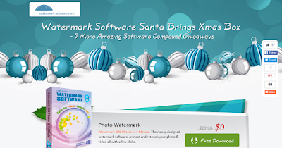 عرض جديد: احصل على مجموعة برامج قيمتها أكتر من 200 دولار مجانا و بشكل قانوني 2016 01 01 14 38 59 watermark software santa brings x christmas box 5 more amazing software compou