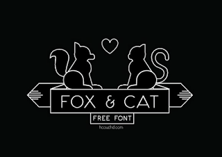 fox and cat free font 580x409