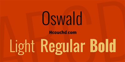 oswald font 1 big