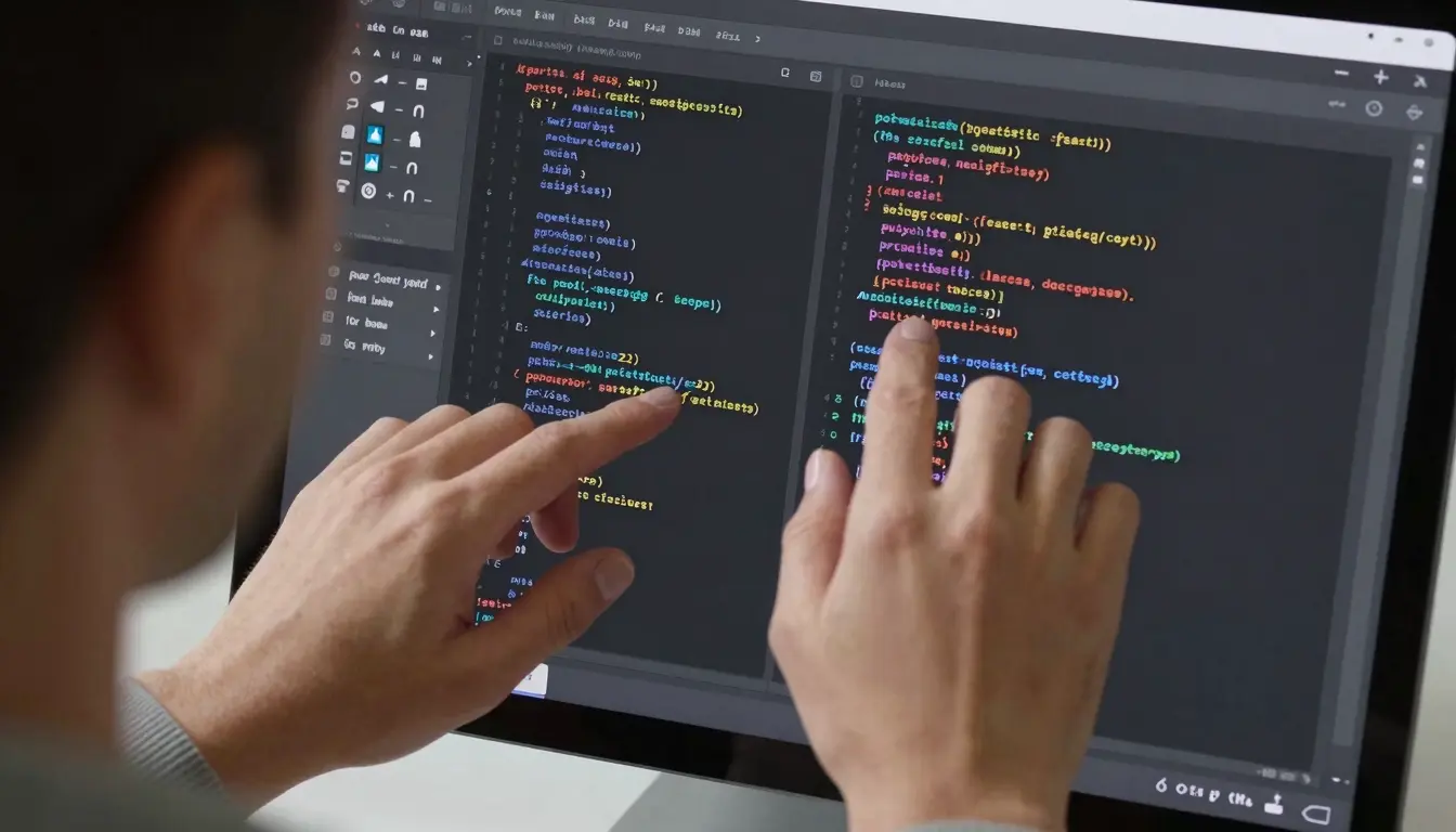 Synchronizing open .pen files between design and programming