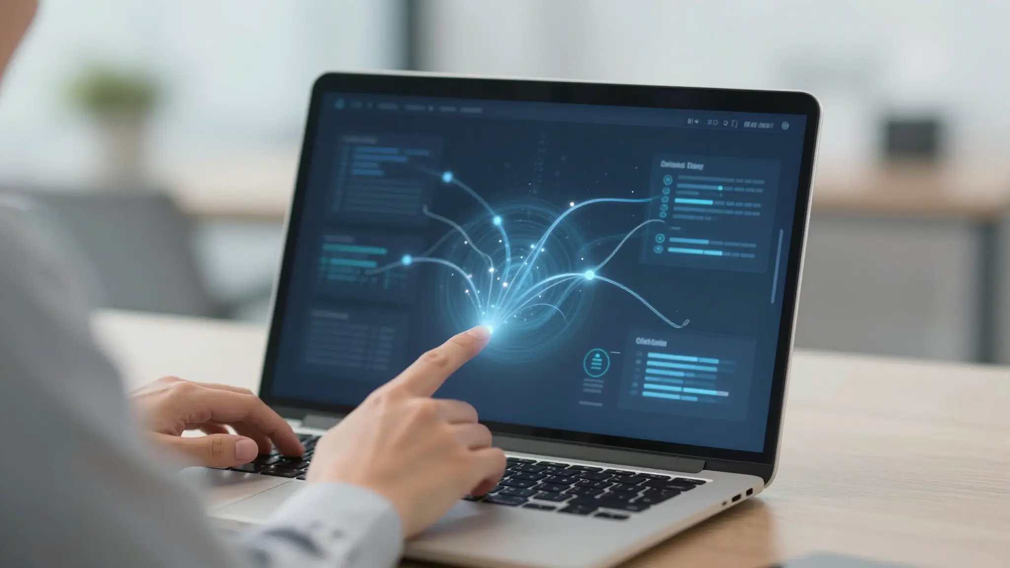 تصوير لمفهوم الذكاء الاصطناعي الخفي في بيئة العمل