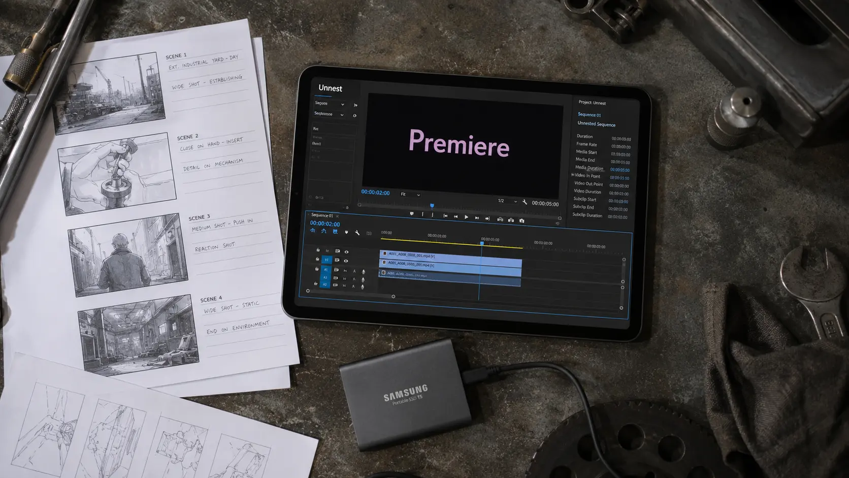 خطوات فك دمج المقاطع واستعادة الكليبات الأصلية في Premiere