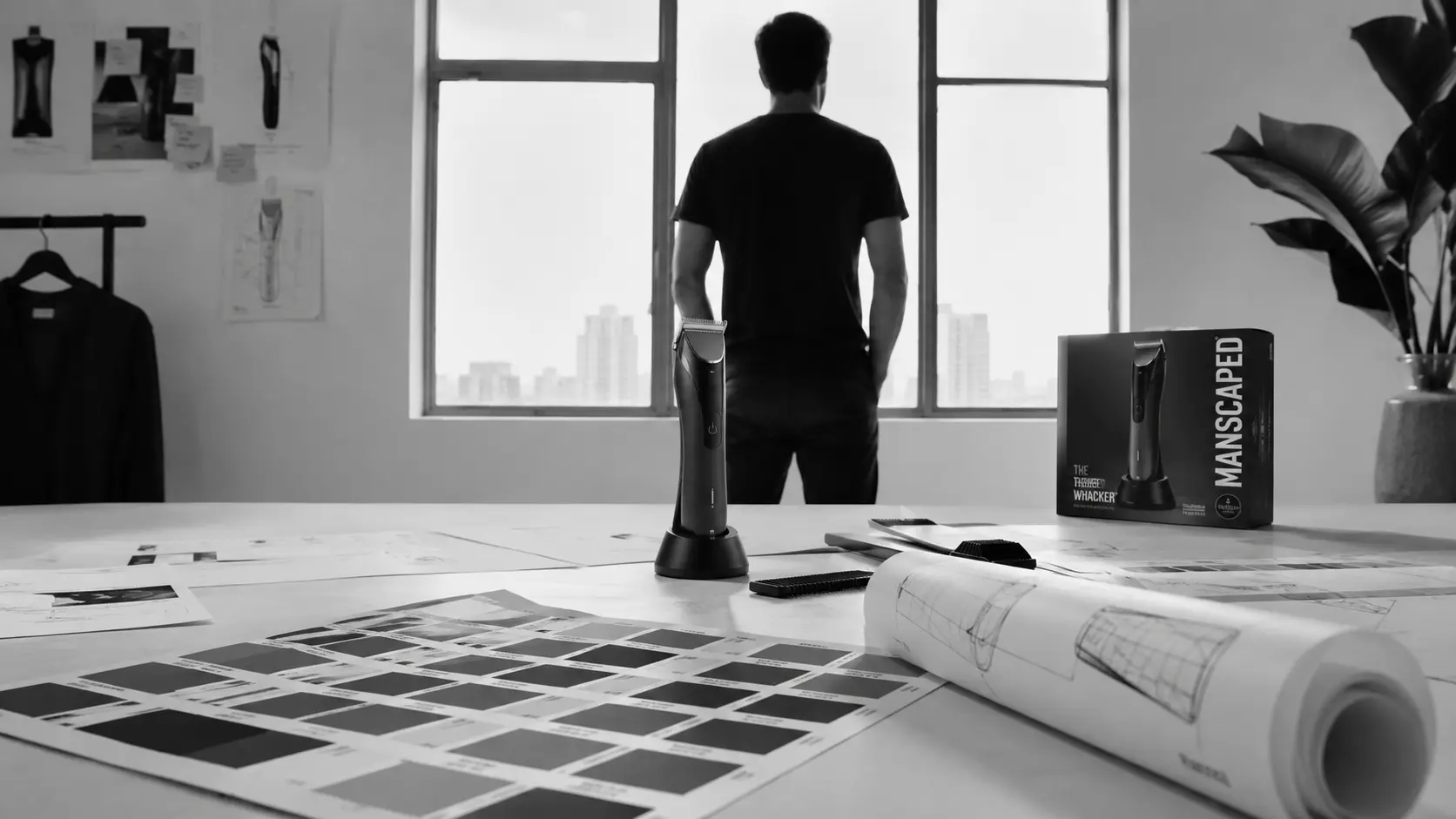 مصمم UX يقف أمام سبورة بيضاء يكتب قواعد اختيار المشكلة الصحيحة بدلا من التركيز على تنفيذ الشاشات