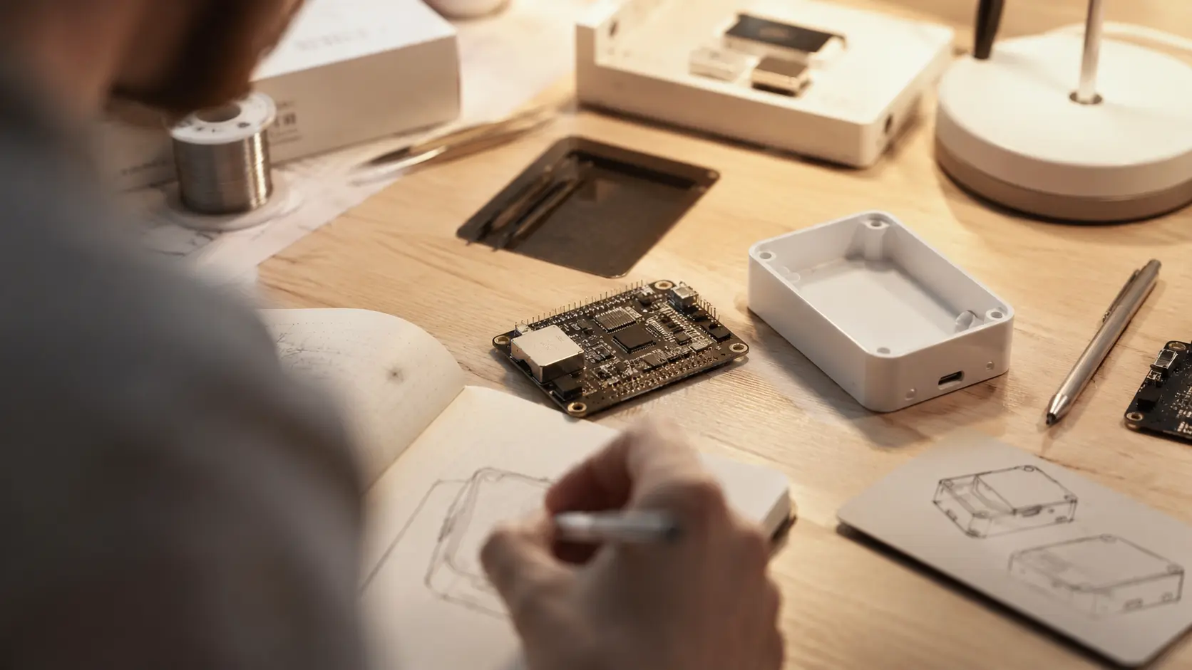 مصمم UX يجري مقابلة مع مستخدم حقيقي عبر مكالمة فيديو لاختبار فرضيات التصميم