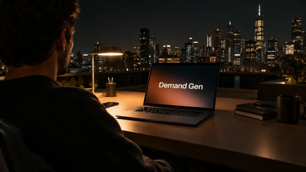 اربط حملات Demand Gen ببيانات الأعمال [دون Merchant Center]