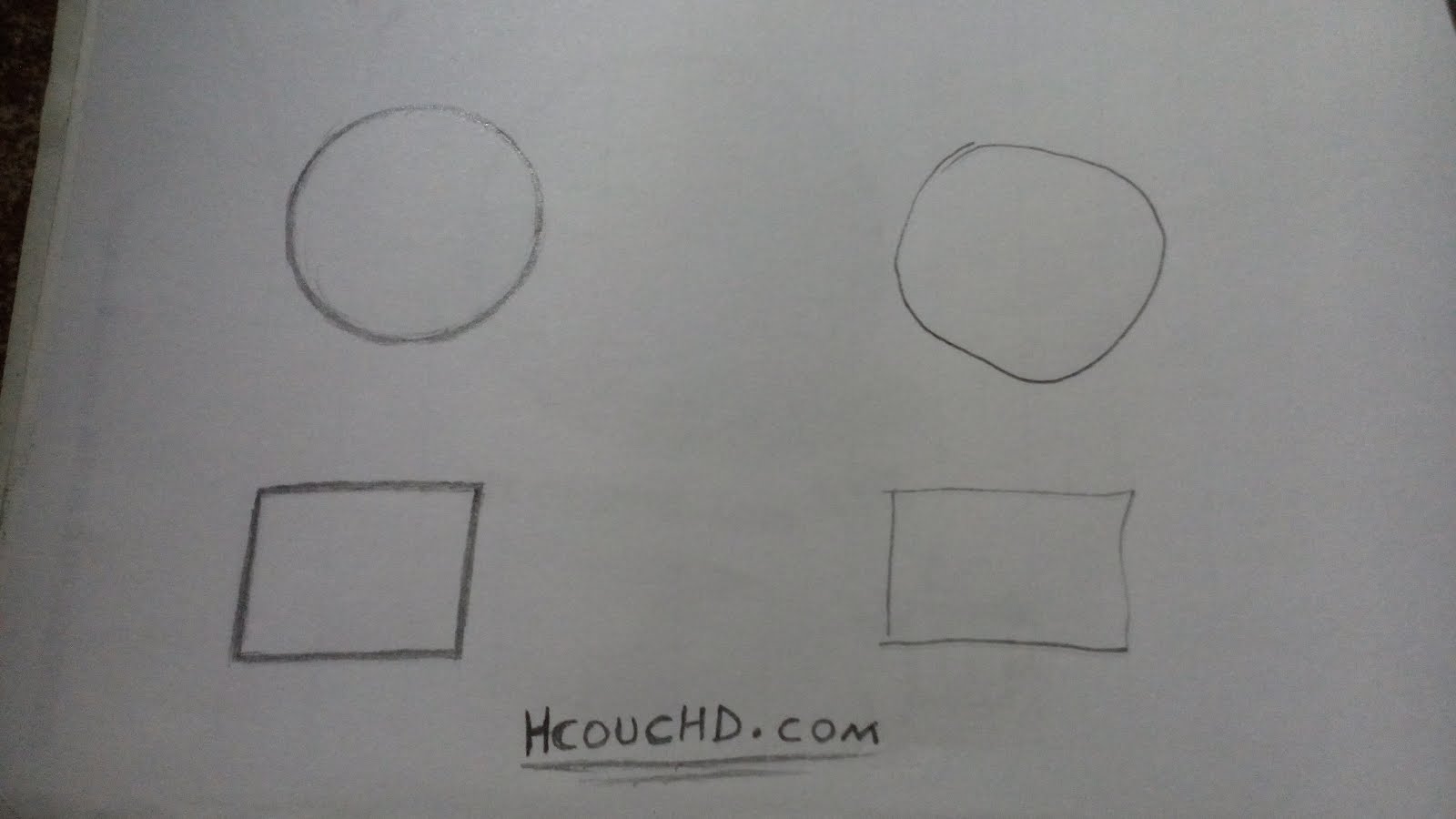 أساسيات الرسم بالرصاص